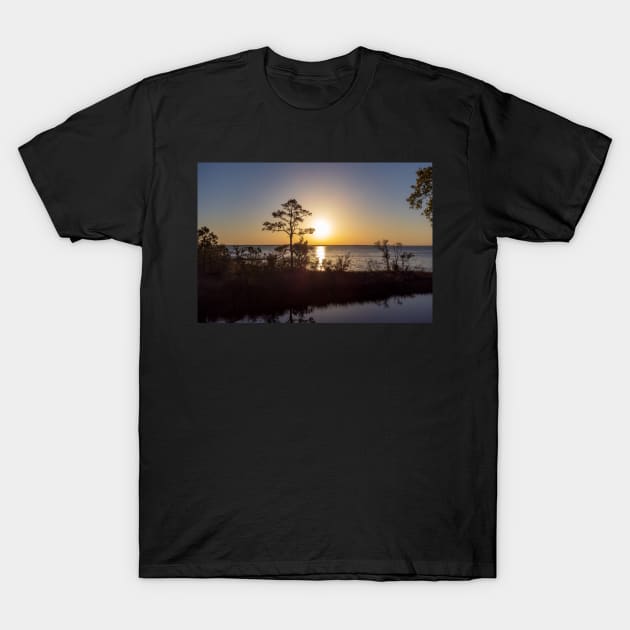 Sunset Escambia Bay T-Shirt by Ckauzmann